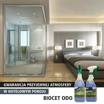 BIOCET ODO - środek do zwalczania przykrych zapachów - 750 ml (flakon ze spryskiwaczem)